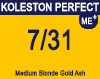 New Koleston Perfect Me+ 7/31 Medium Blonde Gold Ash 60ml