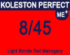 Koleston Perfect Me+ 8/45 Light Red Mahogany Blonde 60ml