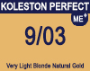 Koleston Perfect Me+ 9/03 Very Light Natural Gold Blonde 60ml