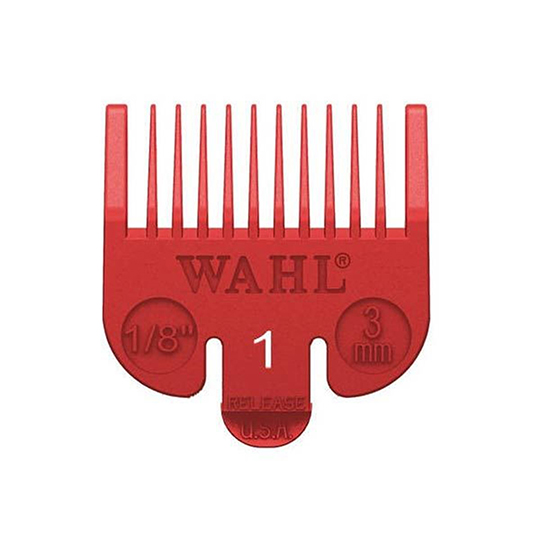 WAHL RED CLIPPER GUARD NO.1 3MM (1/8")
