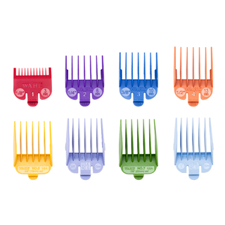 Wahl Comb Set Coloured 8 Pack No.1-8 For Taper Clippers